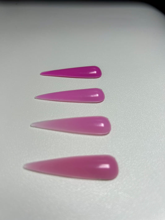 Nagelexperten skapa egna press on naglar rosa