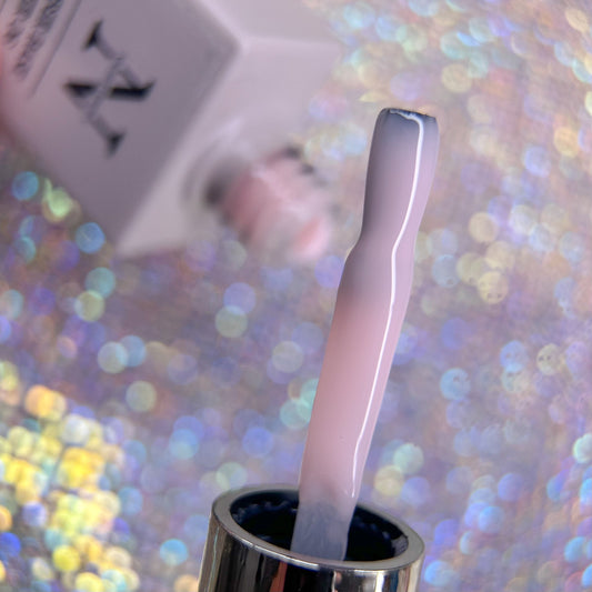 Rubber base rosa för hållbar nagelförstärkning av sköra naglar