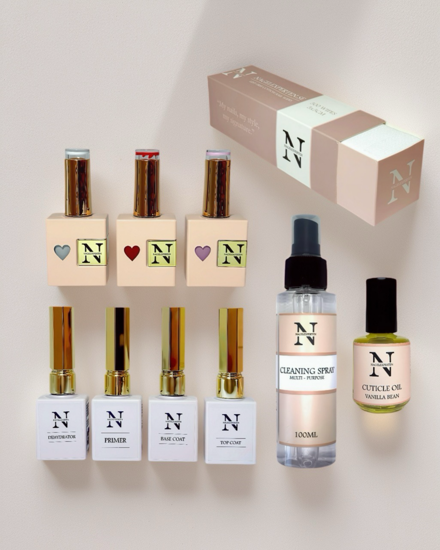 Gel polish starter kit - Without UV lamp