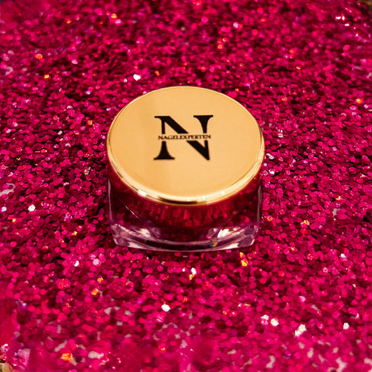 MILJØvenlig glitter - Mørk pink #KL900
