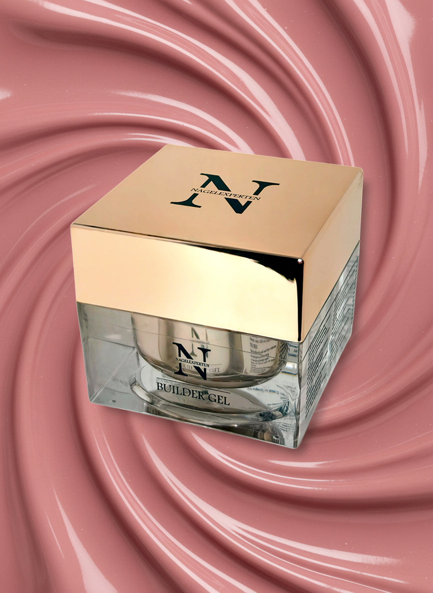 Builder gel i färgen Delicious, mörkrosa nyans