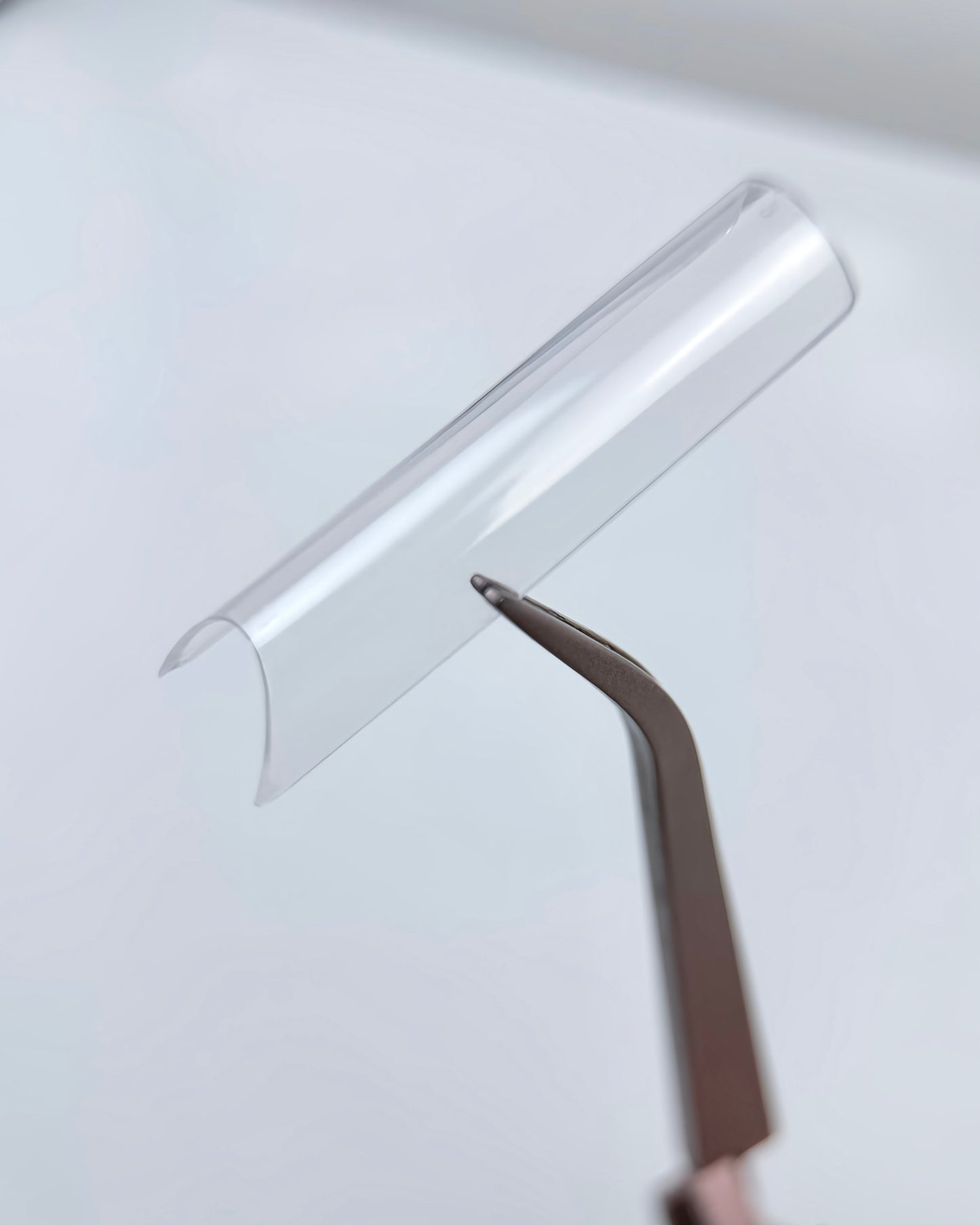 Negletips • Lang firkantet • Transparent
