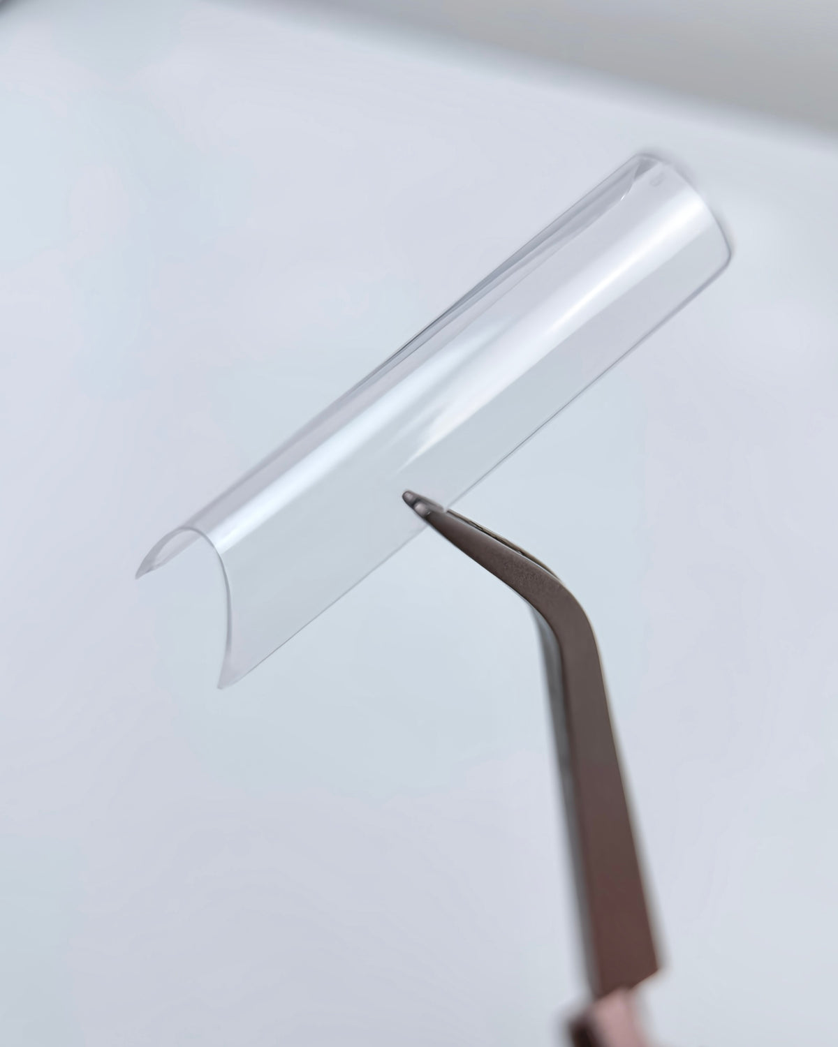 Negletips • Lang firkantet • Transparent