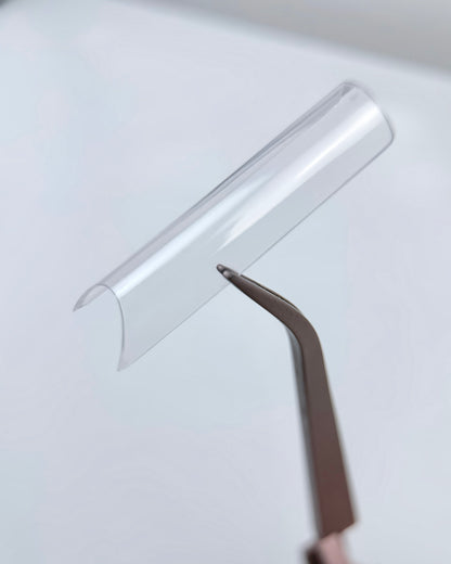 Negletips • Lang firkantet • Transparent