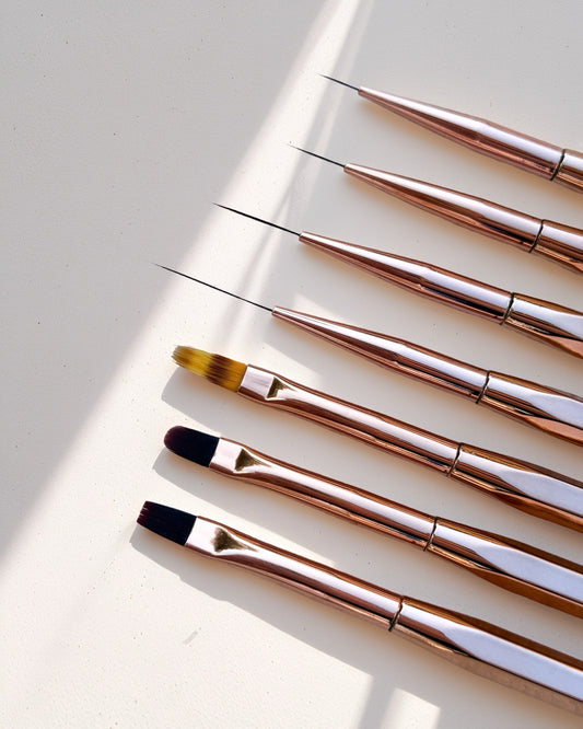Nagelpenslar - Kit 7st