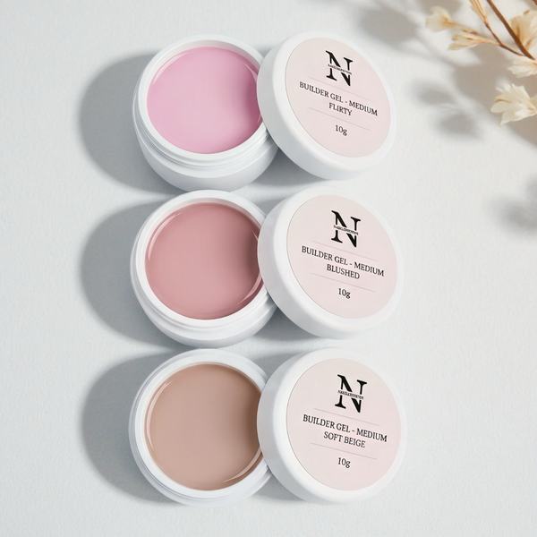 PRØVEGELER - Flirty, Soft beige, Blushed (3x10G)