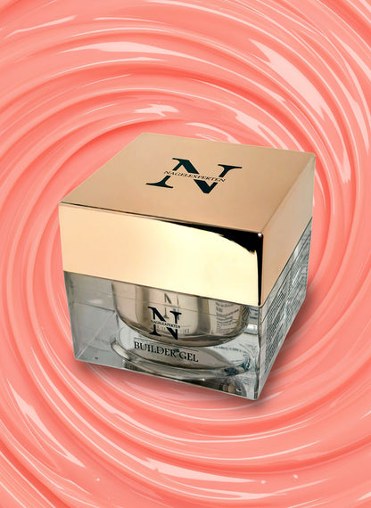 Builder gel i färgen French kiss, rosa nyans