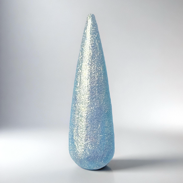 Ljusblått glitter gellack i färgen Frozen för naglar