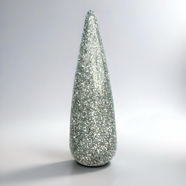 Silvrigt glitter gellack i färgen Silver spark för naglar