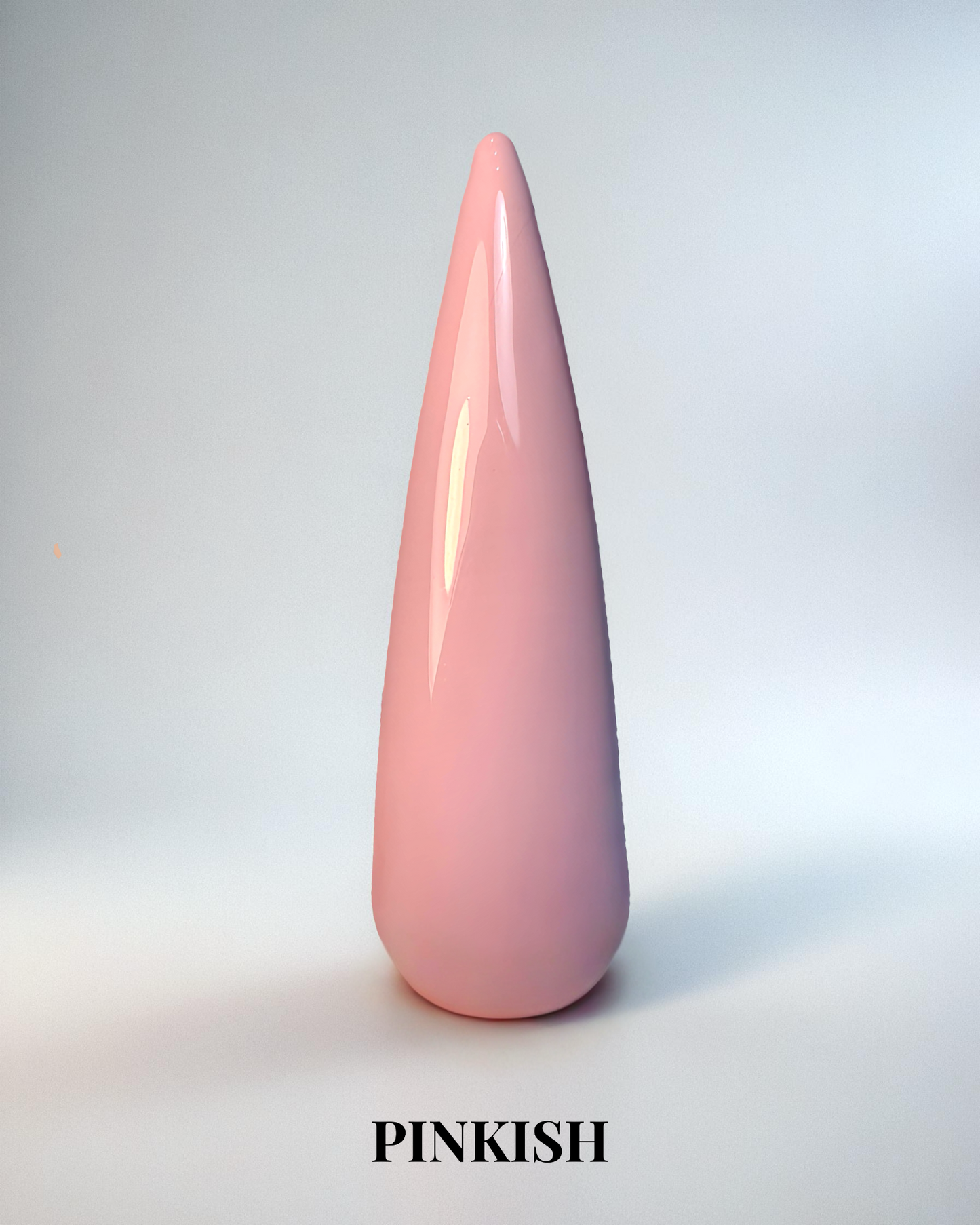 Rosa nude heltäckande gellack i färgen Pinkish för naglar