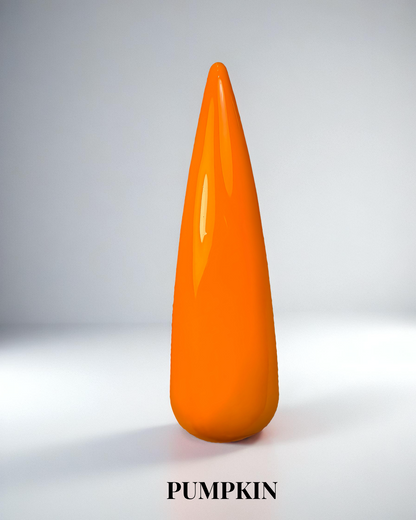 Orange neon gellack i färgen Pumpkin för naglar
